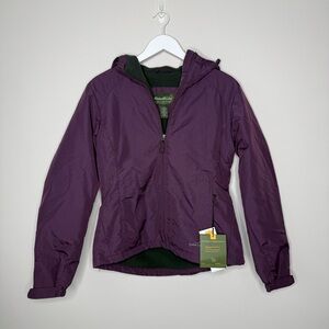Eddie Bauer | NWT Thermore Insulation Windfoil Jacket Dark Plum Size Small